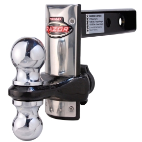Trimax Barre d attelage abaissée, Acier inoxydable