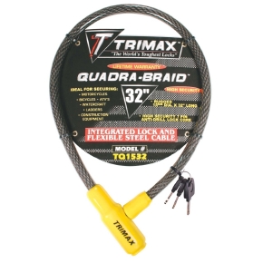 Trimax Câble de verouillage, 3 clés